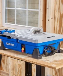 Kobalt Tile Saws 7-in 6-Amp Wet Tabletop Sliding Table Tile Saw -Kobalt Outlet Store 41973212