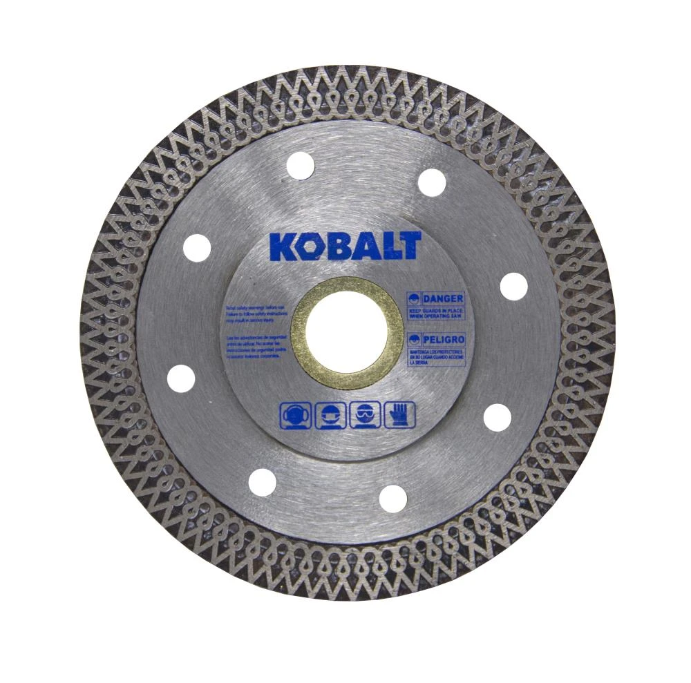 Kobalt Diamond Saw Blades 4-in Turbo Mesh Diamond Tile Saw Blade 5 Kobalt Diamond Saw Blades 4-in Turbo Mesh Diamond Tile Saw Blade - Image 3