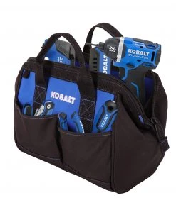 Kobalt Tool Bags Blue Black Polyester 12-in Tool Bag 11 Kobalt Tool Bags Blue Black Polyester 12-in Tool Bag -Kobalt Outlet Store 42143429 scaled