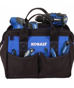 Kobalt Tool Bags Blue Black Polyester 12-in Tool Bag 12 Kobalt Tool Bags Blue Black Polyester 12-in Tool Bag -Kobalt Outlet Store 42143431 scaled