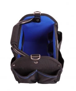 Kobalt Tool Bags Blue Black Polyester 12-in Tool Tote -Kobalt Outlet Store 42143653 scaled