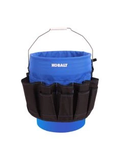 Kobalt Tool Bags Blue Black Polyester 12-in 5-Gallon Bucket Organizer -Kobalt Outlet Store 42144072 scaled