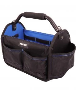 Kobalt Tool Bags Blue Black Polyester 15-in Tool Tote 16 Kobalt Tool Bags Blue Black Polyester 15-in Tool Tote -Kobalt Outlet Store 42144079 scaled