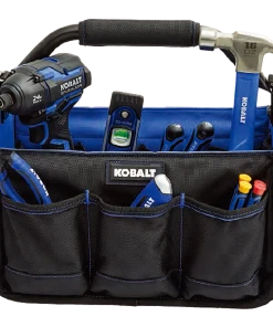 Kobalt Tool Bags Blue Black Polyester 15-in Tool Tote 13 Kobalt Tool Bags Blue Black Polyester 15-in Tool Tote -Kobalt Outlet Store 42144089