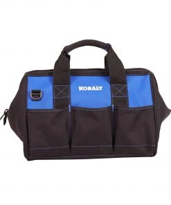 Kobalt Tool Bags Blue Black Polyester 15-in Tool Bag 11 Kobalt Tool Bags Blue Black Polyester 15-in Tool Bag -Kobalt Outlet Store 42144129
