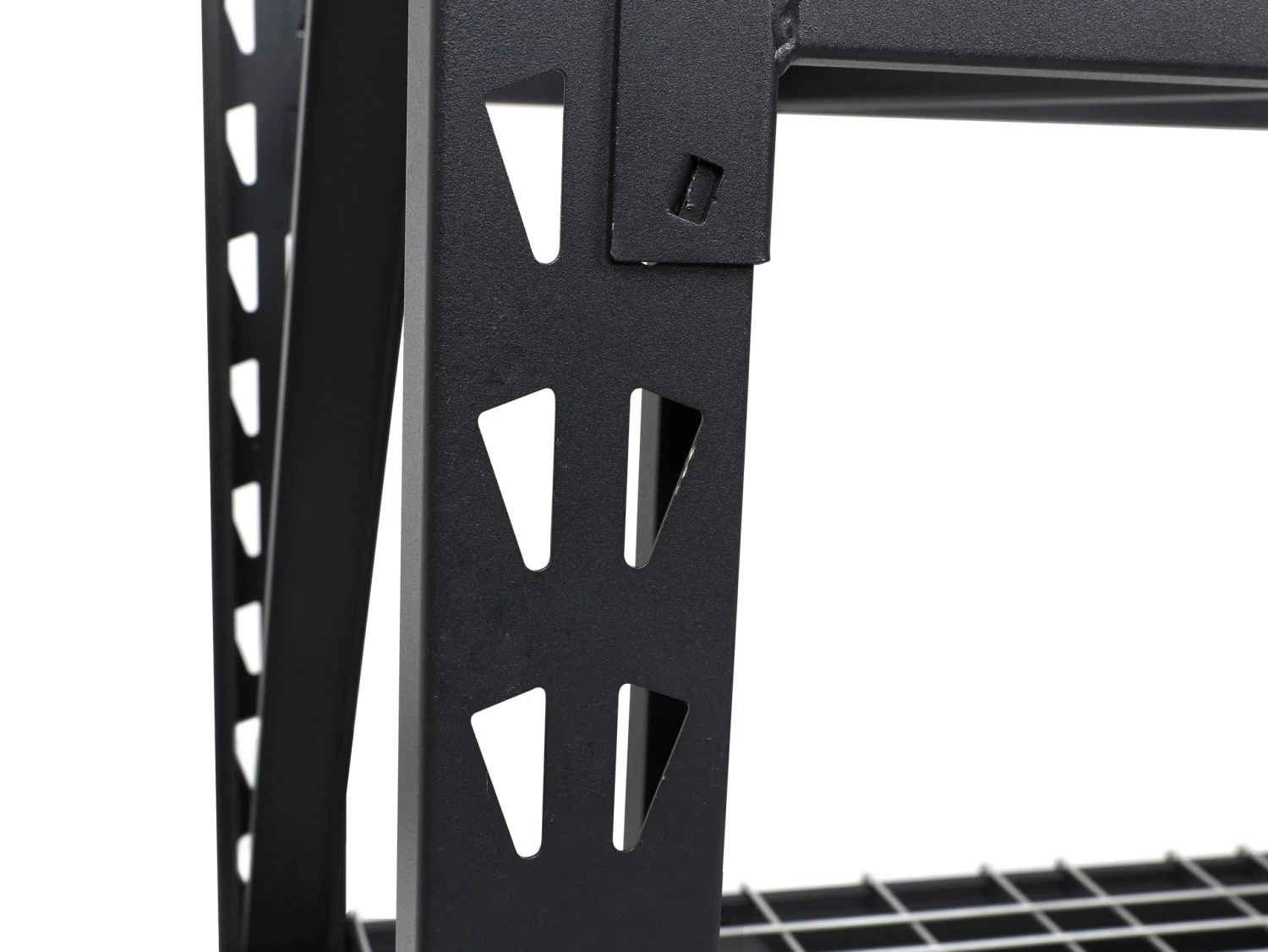 Kobalt Freestanding Shelving Units 84-in W x 24-in D x 84-in H 4-Tier Heavy Duty Steel Utility Shelving Unit 9 Kobalt Freestanding Shelving Units 84-in W x 24-in D x 84-in H 4-Tier Heavy Duty Steel Utility Shelving Unit - Image 7