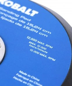 Kobalt Air Compressor Accessories 6-in Sanding Pad -Kobalt Outlet Store 42208140