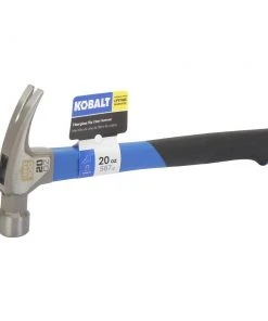 Kobalt Hammers 100-year anniversary 20-oz Smooth Face Steel Head Fiberglass Claw Hammer -Kobalt Outlet Store 42213090