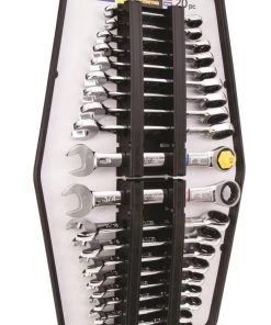 Kobalt Ratchet Wrenches & Sets In Tray with Removable Rails 20-Piece Set 12-Point Standard (SAE) and Metric Combination Ratchet Wrench Set -Kobalt Outlet Store 42336146