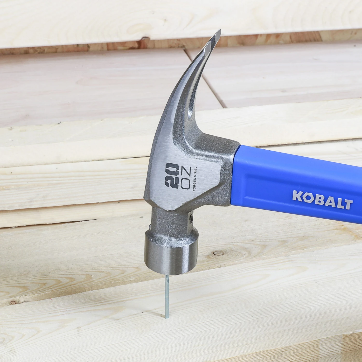 Kobalt Hammers 20-oz Smooth Face Steel Head Fiberglass Claw Hammer 8 Kobalt Hammers 20-oz Smooth Face Steel Head Fiberglass Claw Hammer - Image 6