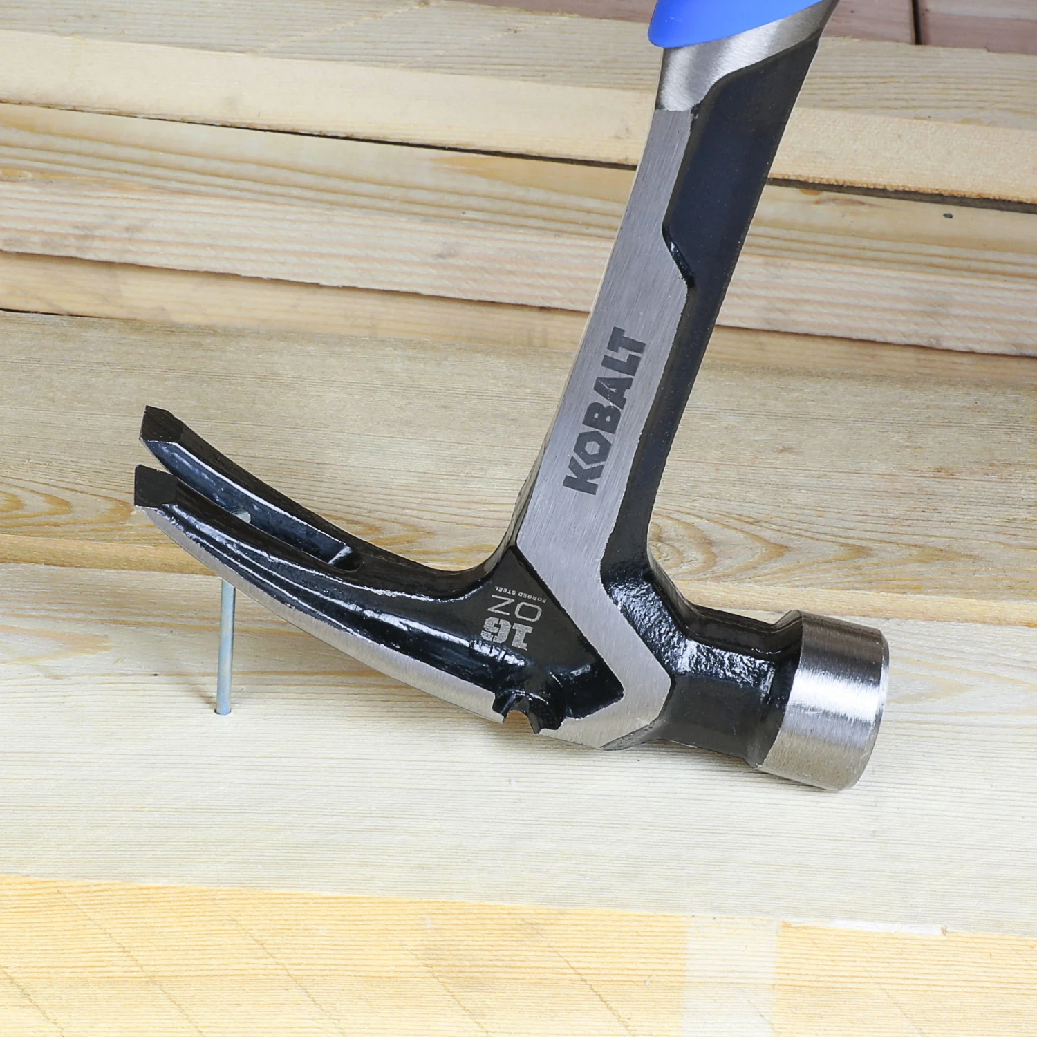 Kobalt Hammers 16-oz Smooth Face Steel Head Steel Claw Hammer 9 Kobalt Hammers 16-oz Smooth Face Steel Head Steel Claw Hammer - Image 7