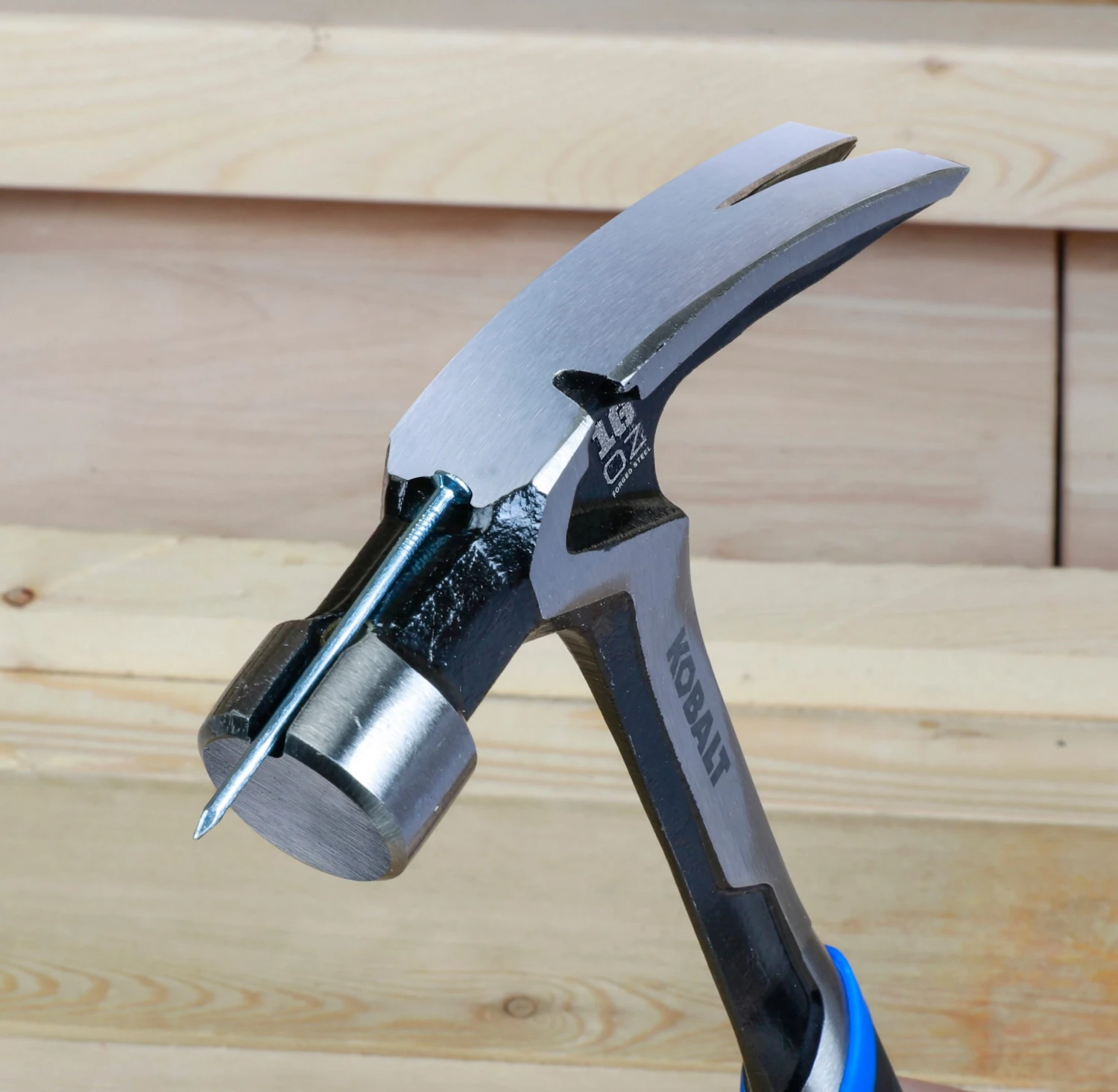 Kobalt Hammers 16-oz Smooth Face Steel Head Steel Claw Hammer 10 Kobalt Hammers 16-oz Smooth Face Steel Head Steel Claw Hammer - Image 8