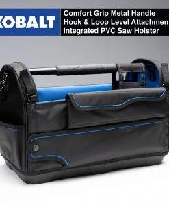 Kobalt Tool Bags Plumbing Tool Bag with Caddy Black, Blue Polyester 12.99-in 11 Kobalt Tool Bags Plumbing Tool Bag with Caddy Black, Blue Polyester 12.99-in -Kobalt Outlet Store 42393520 scaled