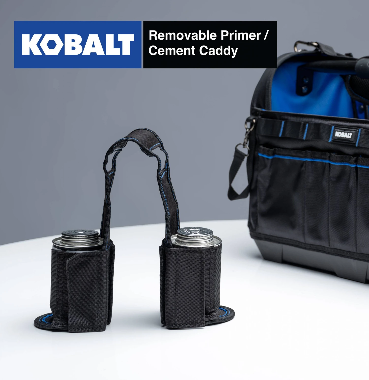 Kobalt Tool Bags Plumbing Tool Bag with Caddy Black, Blue Polyester 12.99-in 6 Kobalt Tool Bags Plumbing Tool Bag with Caddy Black, Blue Polyester 12.99-in - Image 4