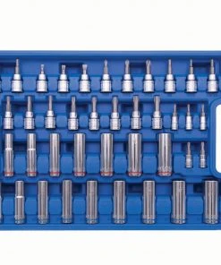 Kobalt Mechanics Tool Sets 250-Piece Standard (SAE) and Metric Combination Polished Chrome Mechanics Tool Set (1/4-in; 3/8-in) -Kobalt Outlet Store 42394139 scaled
