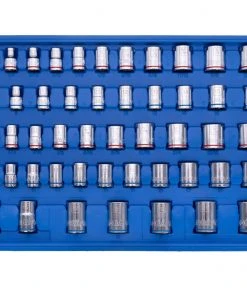 Kobalt Mechanics Tool Sets 250-Piece Standard (SAE) and Metric Combination Polished Chrome Mechanics Tool Set (1/4-in; 3/8-in) -Kobalt Outlet Store 42394142 scaled