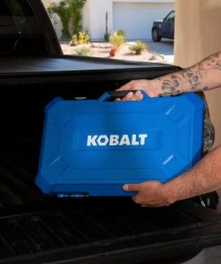 Kobalt Mechanics Tool Sets 154-Piece Standard (SAE) and Metric Combination Polished Chrome Mechanics Tool Set (1/4-in; 3/8-in) -Kobalt Outlet Store 42394154 scaled