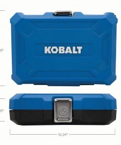 Kobalt Driver Sockets & Sets 42-Piece 3/8-in Drive Set Hex; Torx; Phillips; Flathead Bit Standard (SAE) and Metric Combination Driver Socket Set -Kobalt Outlet Store 42455646 scaled