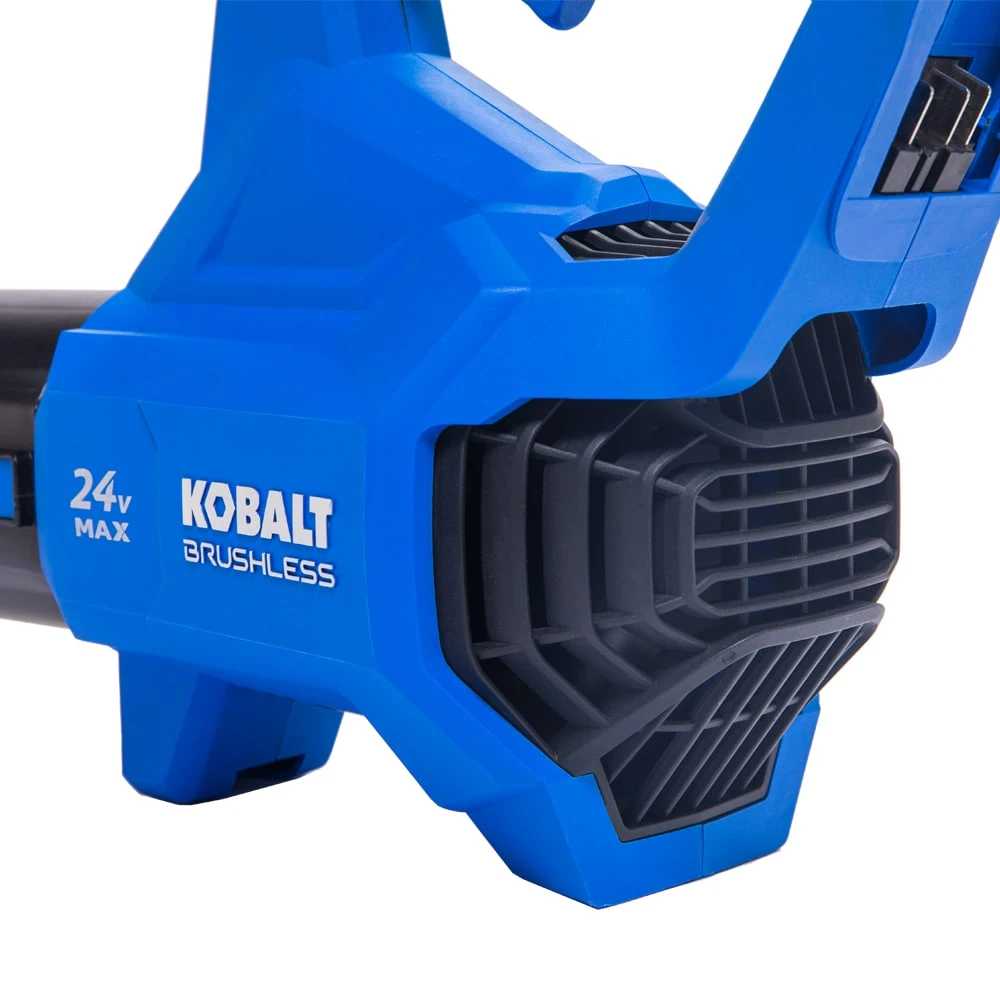 Kobalt Cordless Electric Leaf Blowers 24-volt Max 500-CFM Brushless Handheld Cordless Electric Leaf Blower (Tool Only) 6 Kobalt Cordless Electric Leaf Blowers 24-volt Max 500-CFM Brushless Handheld Cordless Electric Leaf Blower (Tool Only) - Image 4