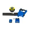 Kobalt Cordless Electric Leaf Blowers 24-volt 500-CFM Brushless Handheld Cordless Electric Leaf Blower 4 Ah (Battery & Charger Included) -Kobalt Outlet Store 42705507