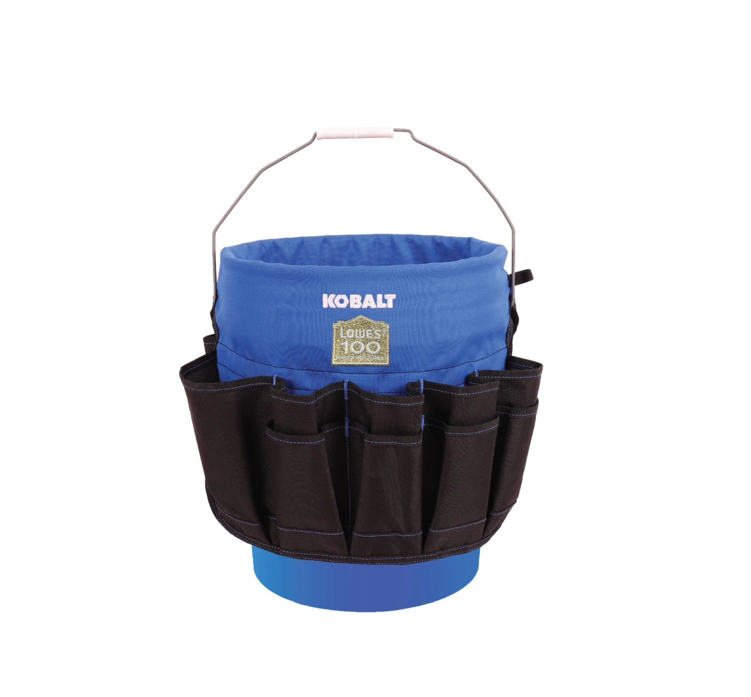 Kobalt Tool Bags Blue Black Polyester 18-in 5-Gallon Bucket Organizer 3 Kobalt Tool Bags Blue Black Polyester 18-in 5-Gallon Bucket Organizer
