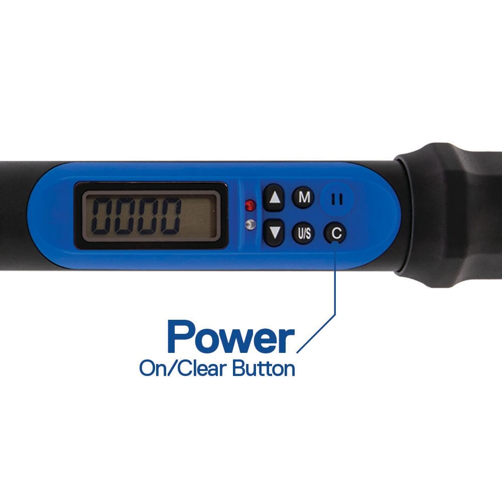 Kobalt Torque Wrenches 1/2-in Drive Digital Torque Wrench (12.5-ft lb to 250-ft lb) 10 Kobalt Torque Wrenches 1/2-in Drive Digital Torque Wrench (12.5-ft lb to 250-ft lb) - Image 8