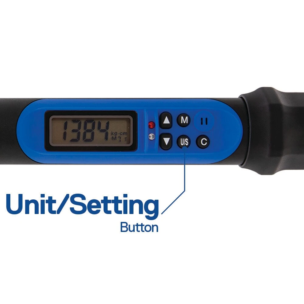 Kobalt Torque Wrenches 1/2-in Drive Digital Torque Wrench (12.5-ft lb to 250-ft lb) 12 Kobalt Torque Wrenches 1/2-in Drive Digital Torque Wrench (12.5-ft lb to 250-ft lb) - Image 10