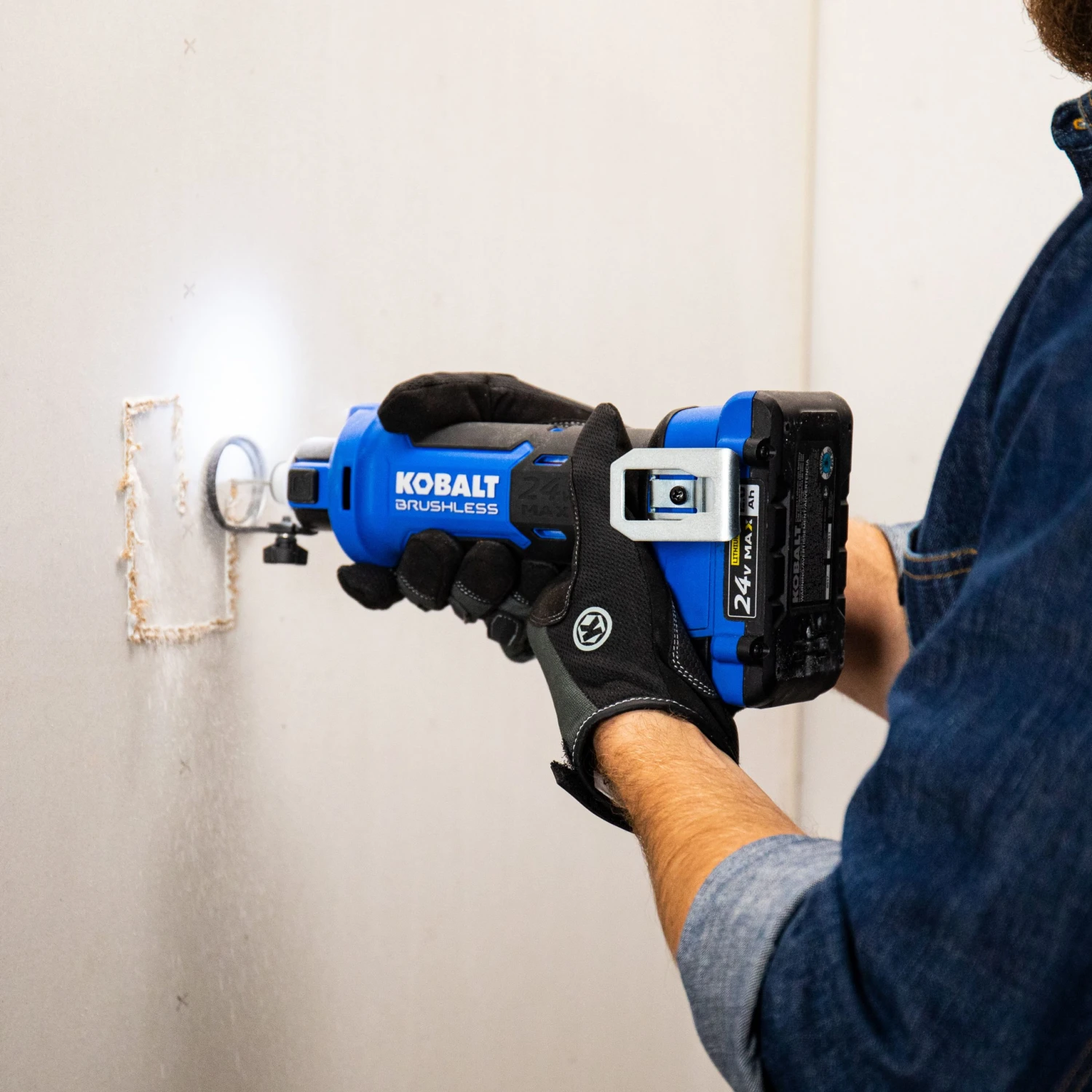 Kobalt Power Tool Combo Kits 3-Tool 24-Volt Max Brushless Power Tool Combo Kit Case (1-Battery Included and Charger Included) 12 Kobalt Power Tool Combo Kits 3-Tool 24-Volt Max Brushless Power Tool Combo Kit Case (1-Battery Included and Charger Included) - Image 10