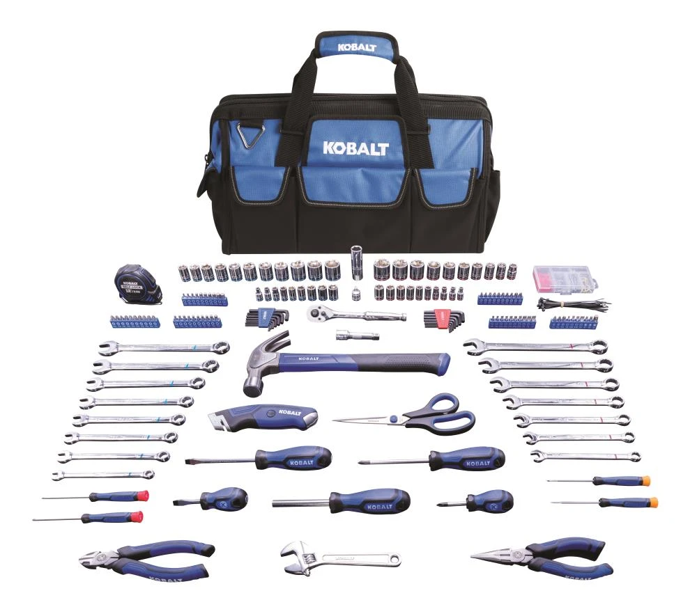Kobalt Household Tool Sets 267 Piece Home Owner's Tool Set in Bag 3 Kobalt Household Tool Sets 267 Piece Home Owner's Tool Set in Bag