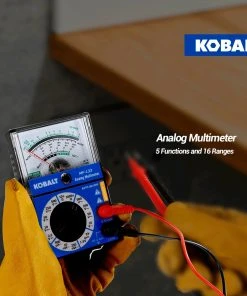Kobalt Test Meters 0.25 Amp 500V Analog Manual Ranging Multimeter (Battery Included) -Kobalt Outlet Store 43489086
