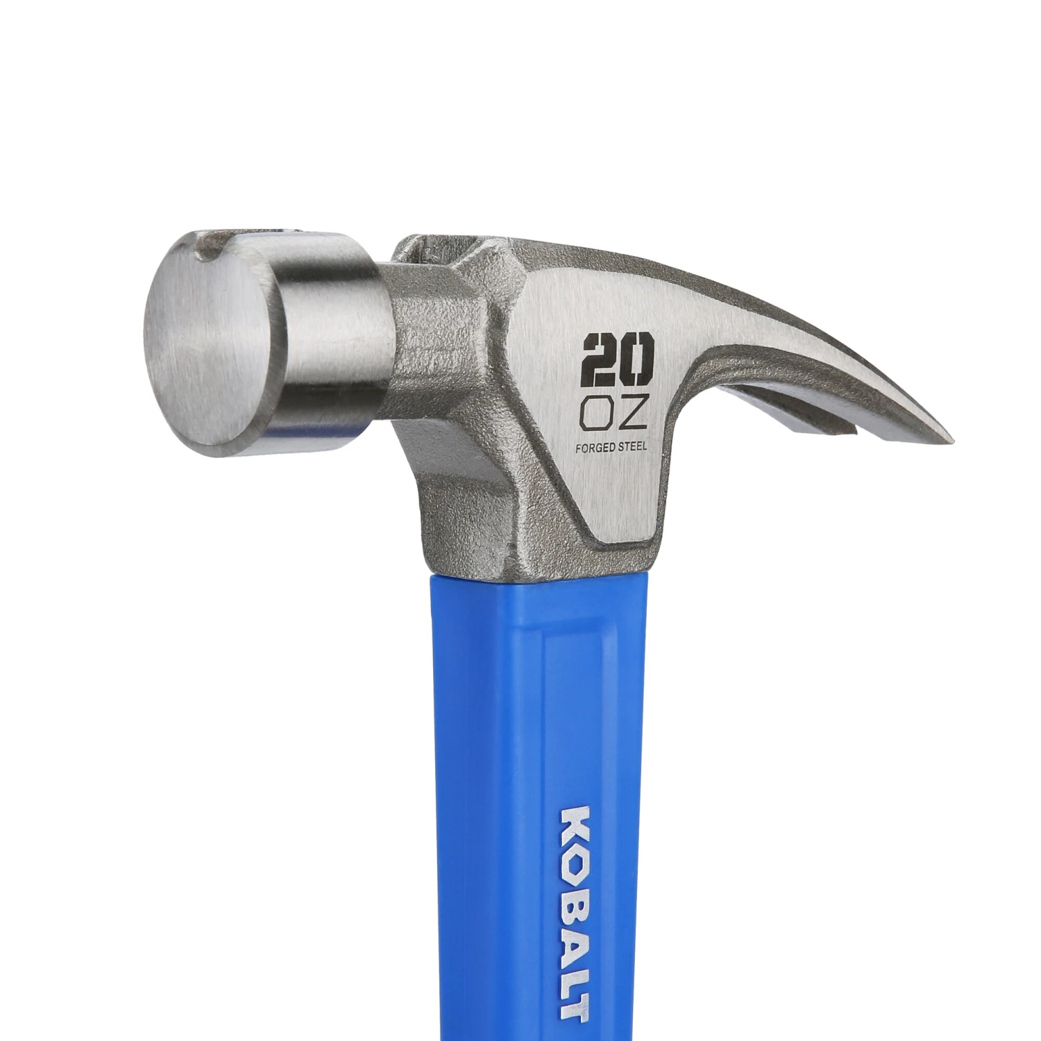 Kobalt Hammers 20-oz Smooth Face Steel Head Fiberglass Claw Hammer 4 Kobalt Hammers 20-oz Smooth Face Steel Head Fiberglass Claw Hammer - Image 2