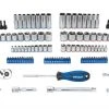 Kobalt Mechanics Tool Sets 135-Piece Standard (SAE) and Metric Combination Polished Chrome Mechanics Tool Set (1/4-in; 3/8-in) -Kobalt Outlet Store 43637434 scaled