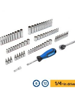 Kobalt Mechanics Tool Sets 309-Piece Standard (SAE) and Metric Combination Polished Chrome Mechanics Tool Set (1/4-in; 3/8-in) -Kobalt Outlet Store 44194581