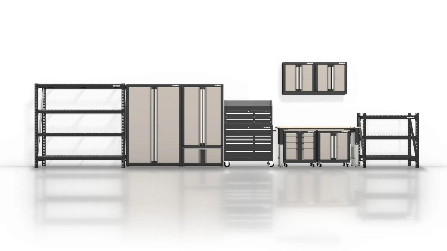 Kobalt Freestanding Shelving Units 77-in W x 24-in D x 72-in H 4-Tier Heavy Duty Steel Utility 11 Kobalt Freestanding Shelving Units 77-in W x 24-in D x 72-in H 4-Tier Heavy Duty Steel Utility - Image 10