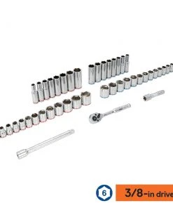 Kobalt Mechanics Tool Sets 135-Piece Standard (SAE) and Metric Combination Polished Chrome Mechanics Tool Set (1/4-in; 3/8-in) 11 Kobalt Mechanics Tool Sets 135-Piece Standard (SAE) and Metric Combination Polished Chrome Mechanics Tool Set (1/4-in; 3/8-in) -Kobalt Outlet Store 44317390