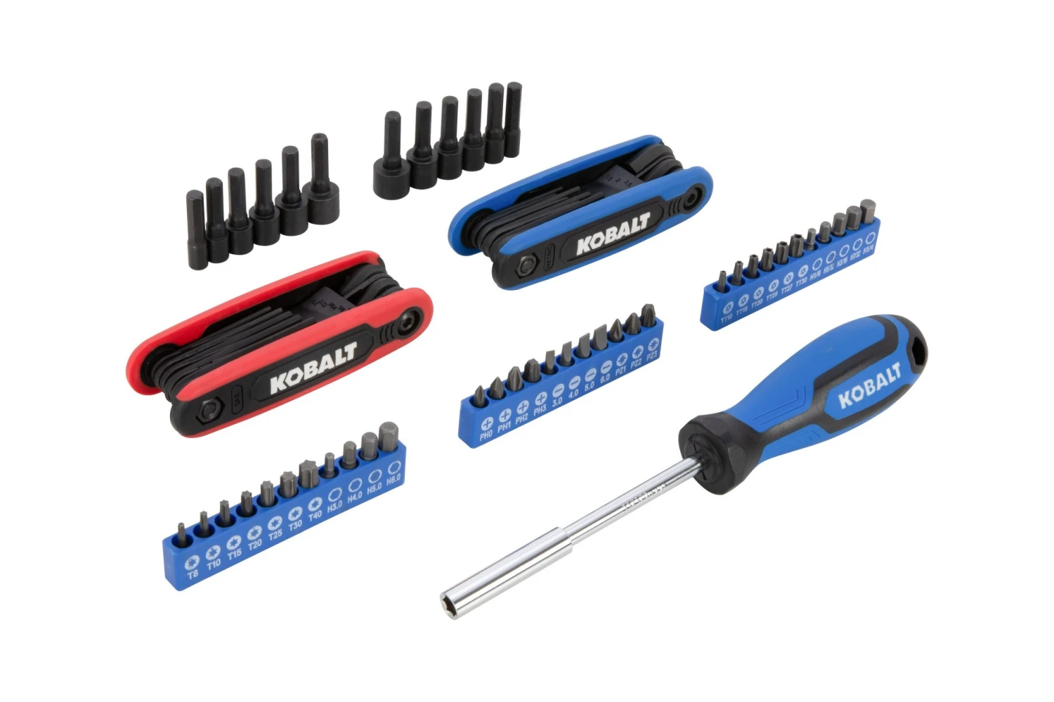 Kobalt Mechanics Tool Sets 135-Piece Standard (SAE) and Metric Combination Polished Chrome Mechanics Tool Set (1/4-in; 3/8-in) 7 Kobalt Mechanics Tool Sets 135-Piece Standard (SAE) and Metric Combination Polished Chrome Mechanics Tool Set (1/4-in; 3/8-in) - Image 5