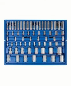 Kobalt Mechanics Tool Sets 243-Piece Standard (SAE) and Metric Combination Polished Chrome Mechanics Tool Set (1/4-in; 3/8-in) -Kobalt Outlet Store 44474239 scaled