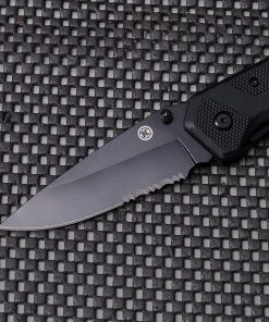 Kobalt Pocket Knives 3.5-in Stainless Steel Blade with Serration Pocket Knife -Kobalt Outlet Store 44577961