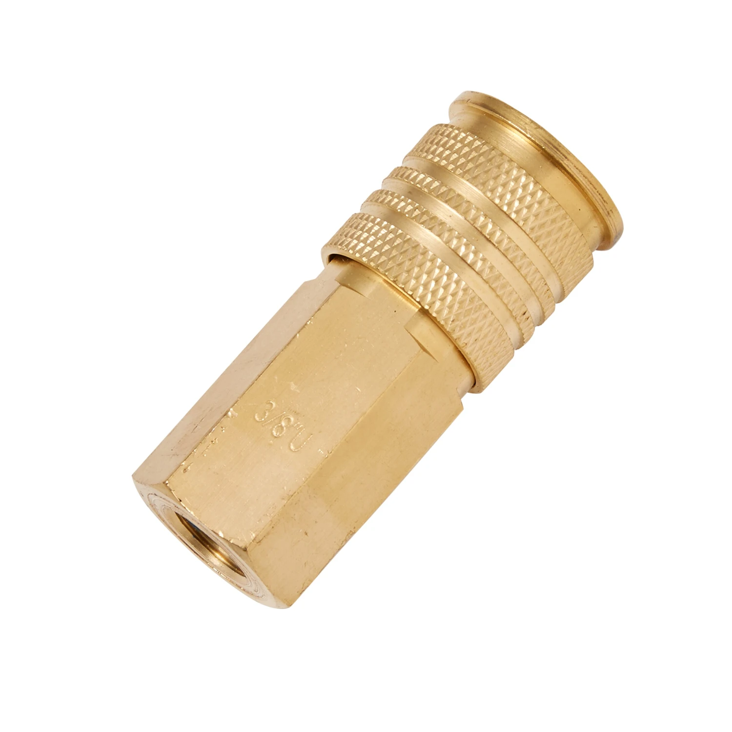 Kobalt Air Compressor Fittings 3/8-in Brass Female Universal Coupler 4 Kobalt Air Compressor Fittings 3/8-in Brass Female Universal Coupler - Image 2