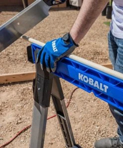 Kobalt Saw Horses 30.63-in W x 33.5-in H Adjustable Pp and Steel Construction Saw Horse (1000-lb Capacity) -Kobalt Outlet Store 44628175 scaled