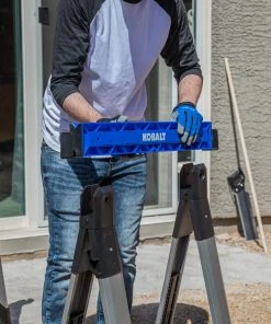 Kobalt Saw Horses 30.63-in W x 33.5-in H Adjustable Pp and Steel Construction Saw Horse (1000-lb Capacity) -Kobalt Outlet Store 44628176 scaled