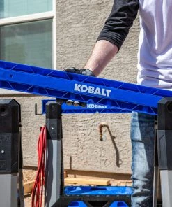Kobalt Saw Horses 30.63-in W x 33.5-in H Adjustable Pp and Steel Construction Saw Horse (1000-lb Capacity) -Kobalt Outlet Store 44628185 scaled