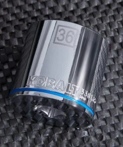 Kobalt Sockets & Socket Sets Metric 1/2-in Drive 12-point 36-mm Shallow Socket -Kobalt Outlet Store 44893530