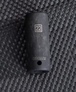 Kobalt Impact Sockets & Impact Socket Sets Metric 1/2-in Drive 22mm 6-Point Impact Socket -Kobalt Outlet Store 44893548