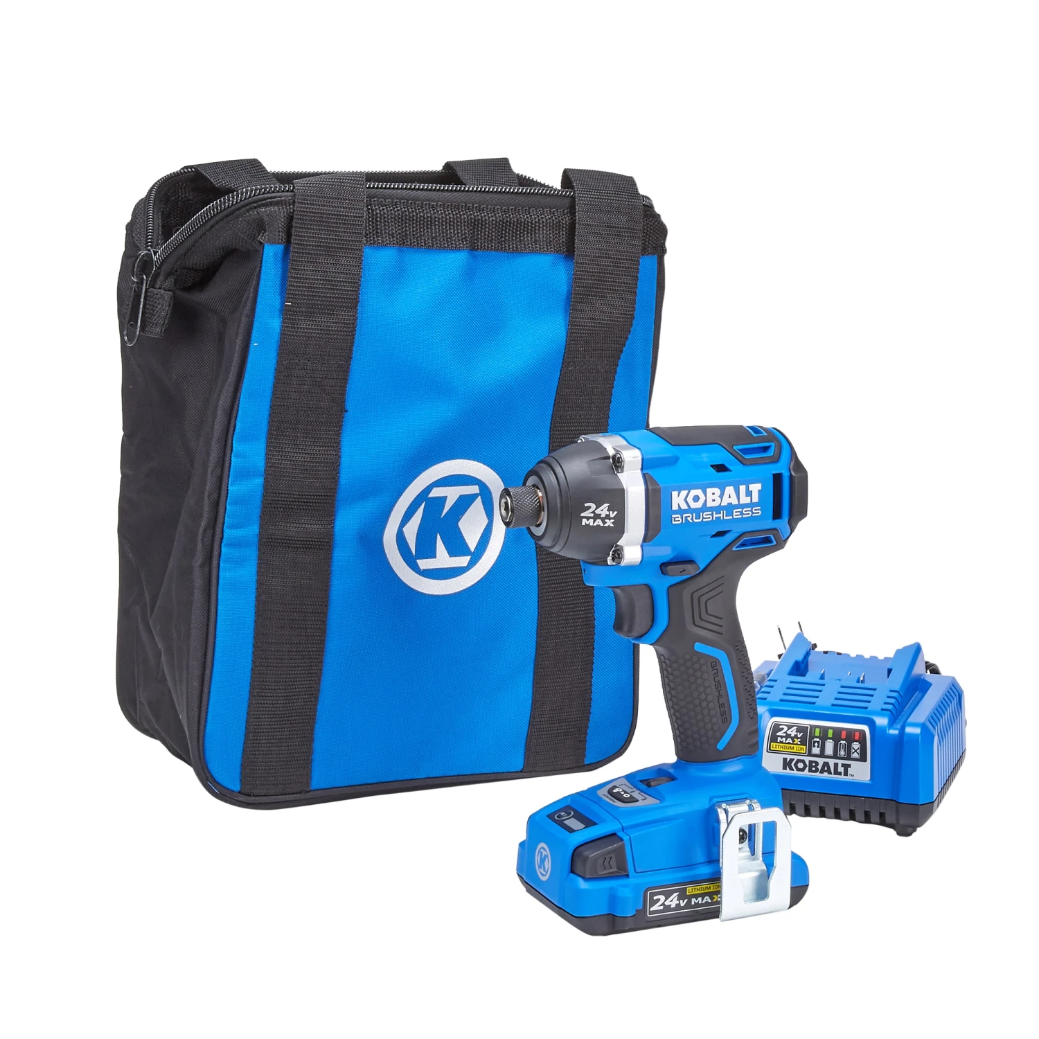 Kobalt Impact Drivers 24-volt Max Variable Speed Brushless Cordless Impact Driver (1-Battery Included) 8 Kobalt Impact Drivers 24-volt Max Variable Speed Brushless Cordless Impact Driver (1-Battery Included) - Image 6