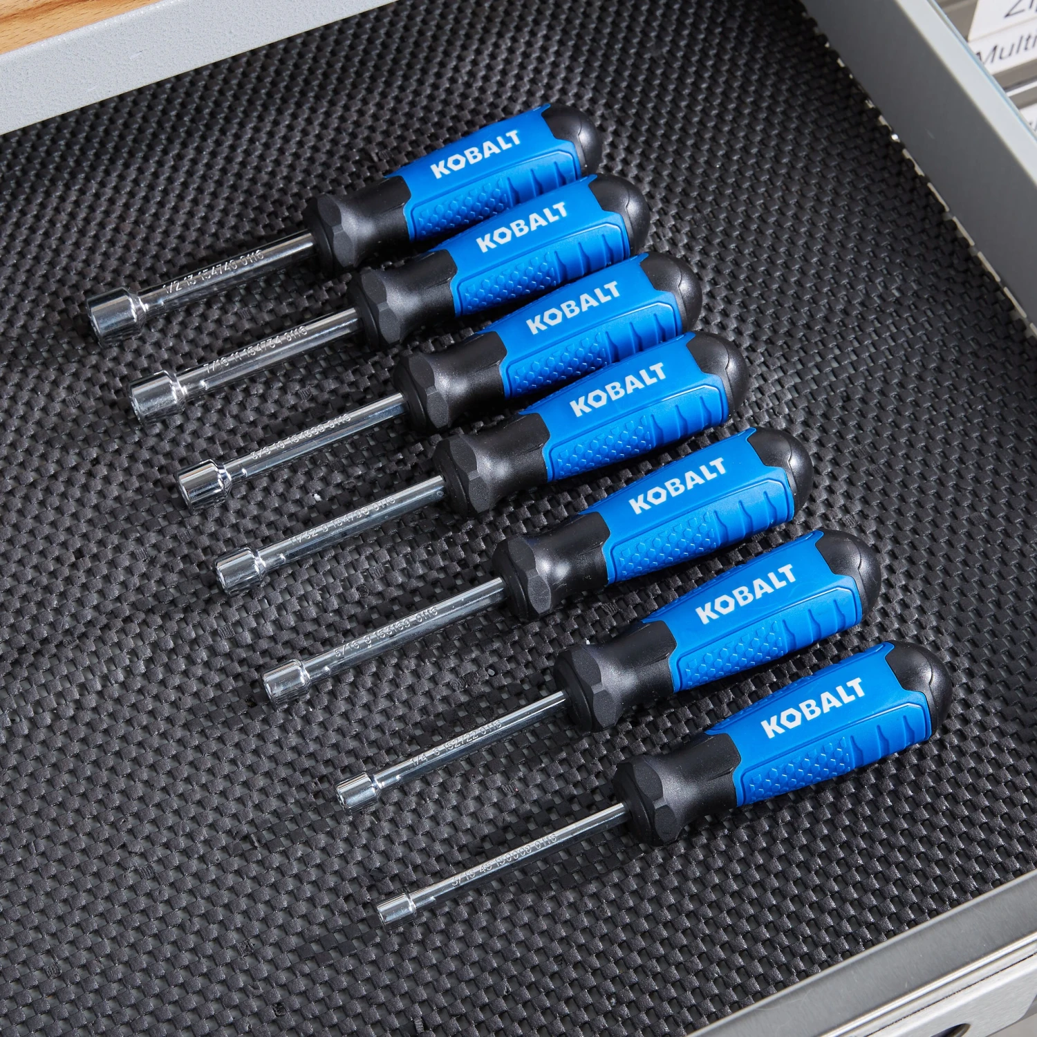 Kobalt Nut Driver Sets 7-Piece Metric and SAE Spline Nut Driver Set 4 Kobalt Nut Driver Sets 7-Piece Metric and SAE Spline Nut Driver Set - Image 2