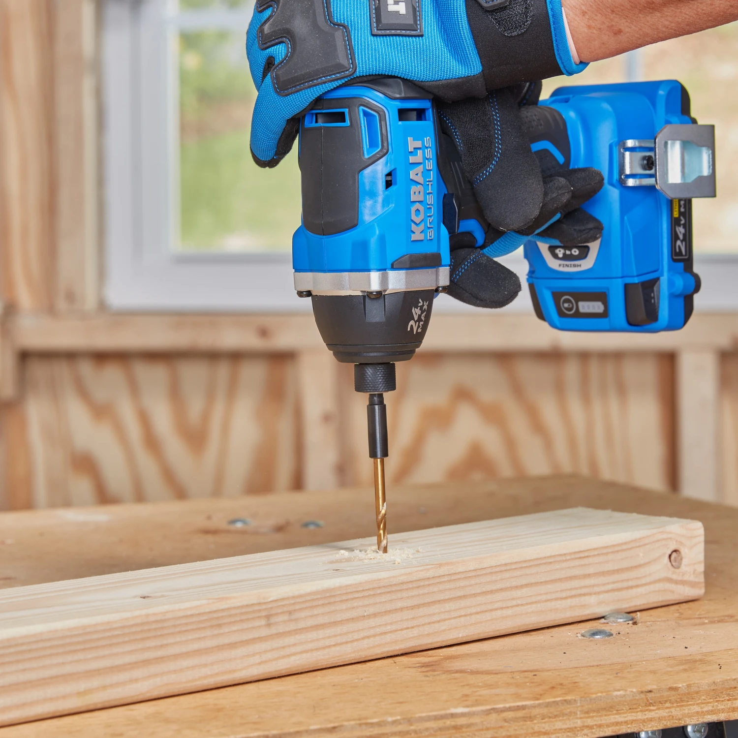 Kobalt Impact Drivers 24-volt Max Variable Speed Brushless Cordless Impact Driver (1-Battery Included) 7 Kobalt Impact Drivers 24-volt Max Variable Speed Brushless Cordless Impact Driver (1-Battery Included) - Image 5