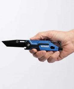 Kobalt Pocket Knives 2.87-in Stainless Steel Tanto Pocket Knife -Kobalt Outlet Store 45360352 scaled