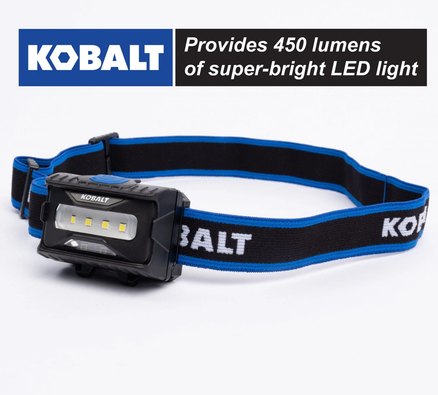 Kobalt Headlamps 450-Lumen LED Headlamp (Battery Included) 4 Kobalt Headlamps 450-Lumen LED Headlamp (Battery Included) - Image 2