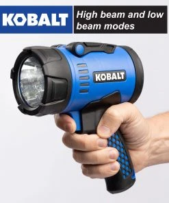 Kobalt Flashlights 1200-Lumen LED Rechargeable Spotlight Flashlight -Kobalt Outlet Store 45368643 scaled